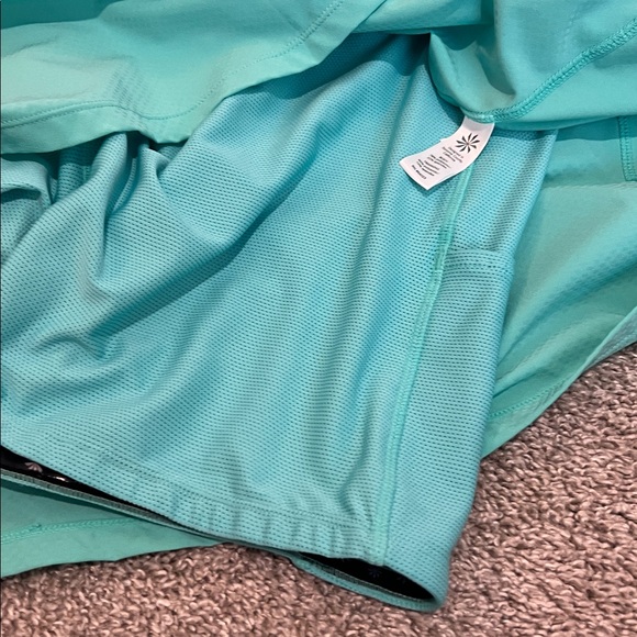 Athleta Skort Bundle 2X Black + Aqua Athletic Skirts Built-In Shorts Activewear - Picture 10 of 15